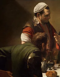 Das Abendmahl in Emmaus, 1601 (Detail)